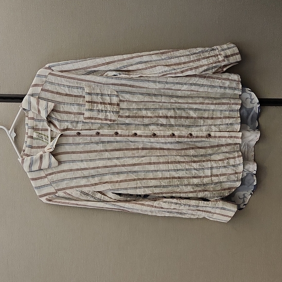 Aratta Silent Journey Button Down Shirt Size Small - Picture 6 of 15